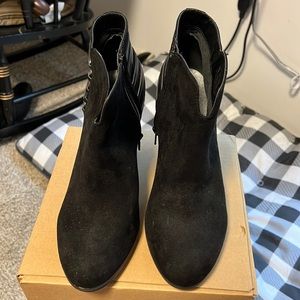 Black ankle boots